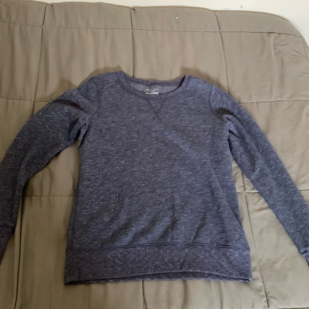 blue long sleeve shirt for colder weather